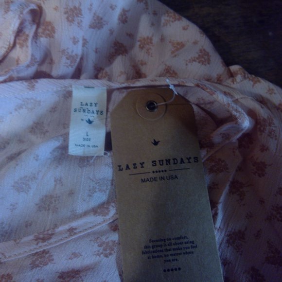 Cang Floral Top With Back Tie M L USA - Picture 9 of 11